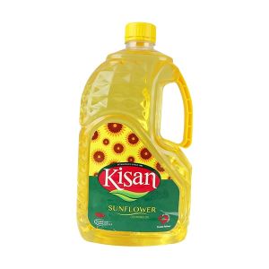 Kisan SunFlower Cooking Oil 3Ltr Bottle