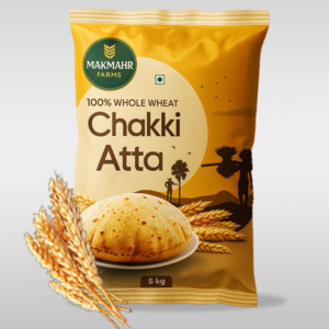 Makmahar Farms Pan Chakki Atta 10Kg