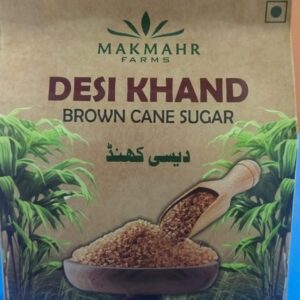 Makmahr Sugar Can Brown Sugar (Desi Khand) 1Kg